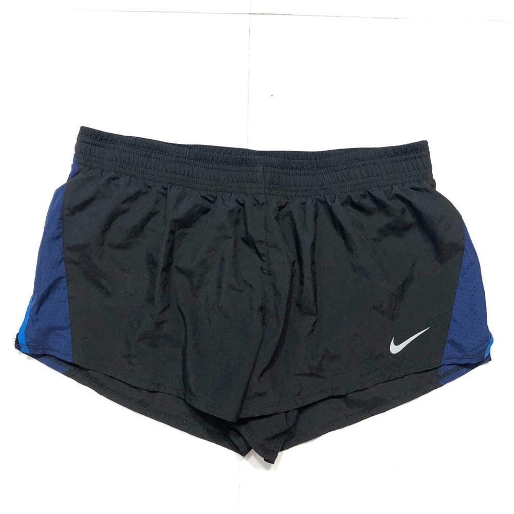 Nike Dri-fit Black and Blue Running Shorts